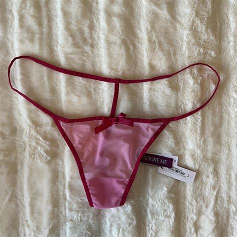Adore Me Lingerie Set Super Sexy Red Pink Lace Depop