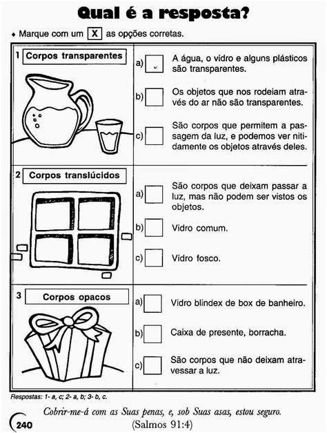 Exercícios Propriedades Da Matéria 5 Ano