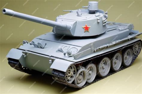 Premium Photo | Scale model of russian tank