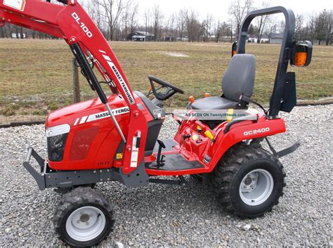 2012 Massey Ferguson Gc 2400 Compact Tractor Front Loader 4x4