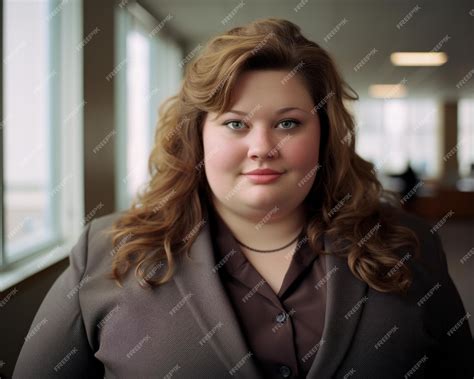 Premium Photo A Woman In A Business Suit And Tie Posing For The Camera