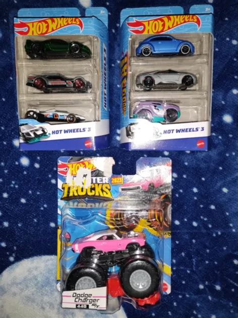 Lot Voitures Hot Wheels Mattel Voiture Monster Trucks Dodge Etat Neuf Eur