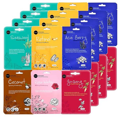 Amazon Celavi Essence Facial Face Mask K Beauty Skincare Korea