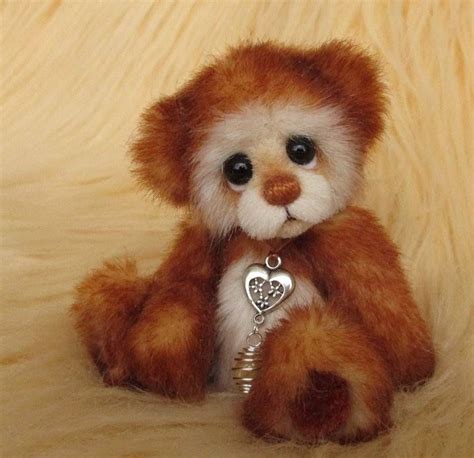 Lucky Ooak Original Hand Sewn Collectors Miniature Artist Bear By Joxy