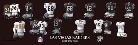 nfl las vegas raiders  uniform original art heritage sports art