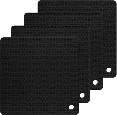 Amazon IFFMYJB Silicone Trivets Mats Silicone Hot Pads For Pot