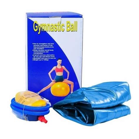 Multicolor Plastic Pvc Inflatable Gym Ball For Total Body Fitness