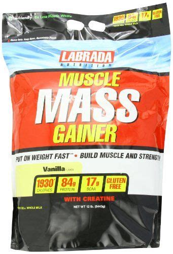 Labrada Nutrition Muscle Mass Gainer Vanilla 12 Pound Continue To The Product At The Image