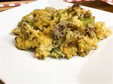 Cornbread Sausage Dressing Catherine S Plates