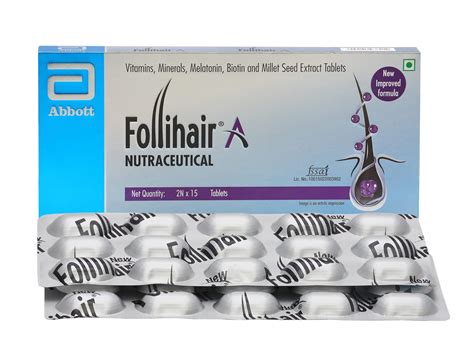 Abbott Follihair New A Hair Nourish & Strengthen Tablets