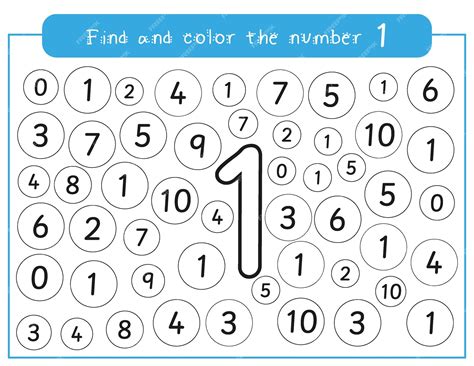 Numeros De 1 A 5 7