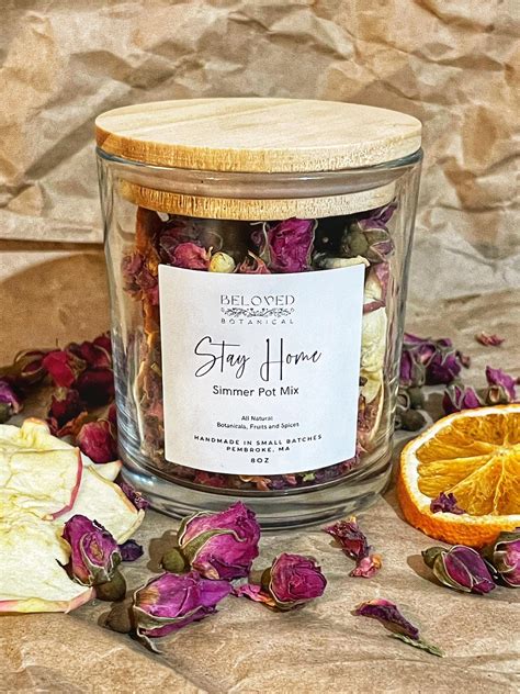 Simmer Pot Jar, PERSONALIZED Gift, Potpourri, Natural Gift, Organic