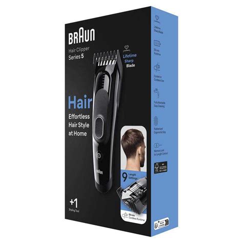 Braun Para Cabelo - Braun Presilhas Para Cabelo Hc 5310 Preto | Techinn