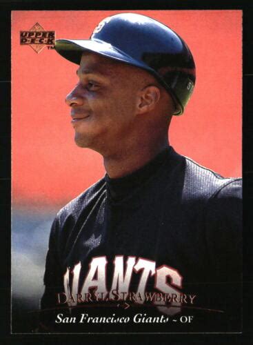 Darryl Strawberry Upper Deck Baseball Card Ebay