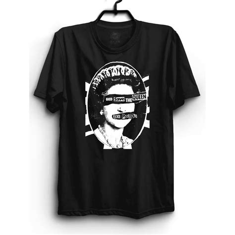 Camiseta Banda Punk Rock Sex Pistols Queen Shopee Brasil