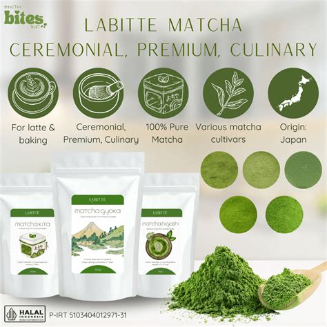 jual labitte pure matcha series gr ceremonial premium culinary grade