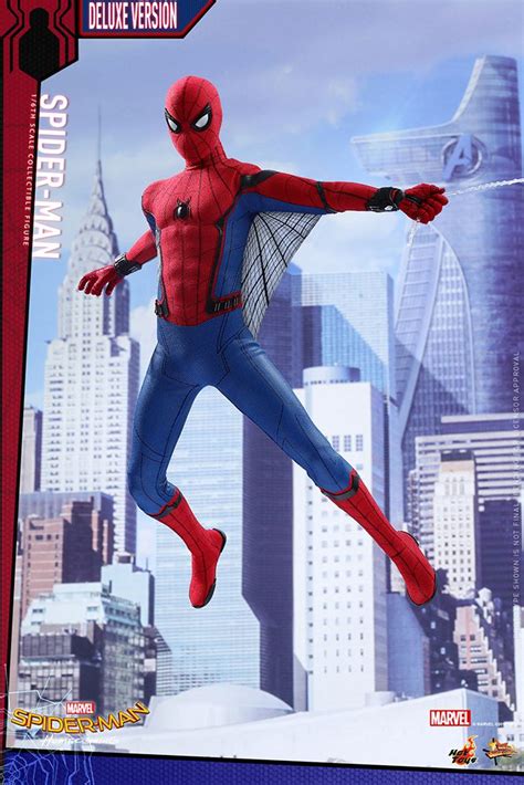 Homem Aranha Deluxe Edition Homem Aranha De Volta Ao Lar Movie Masterpiece Hot Toys Original
