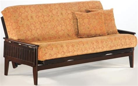 Night And Day Furniture™ Naples Dark Chocolate Full Moon Glider Futon