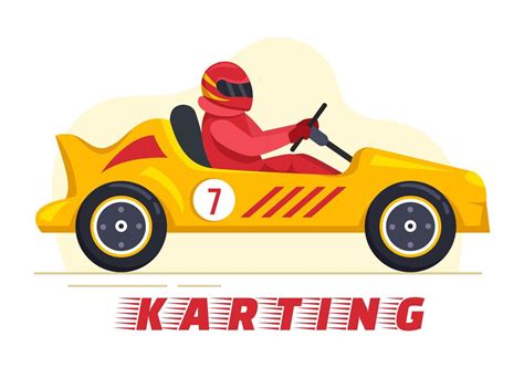 Deporte De Karting Con Juego De Carreras Go Kart O Mini Coche En Pista