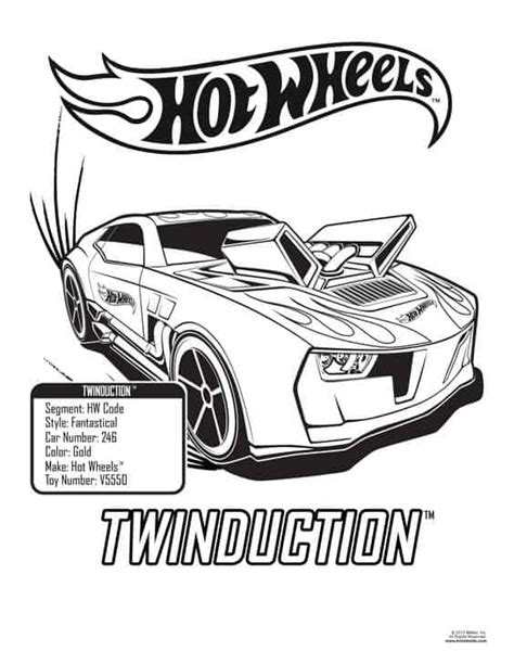 Hot Wheels para Colorir Desenhos Incríveis para Imprimir