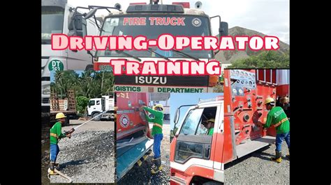 Fire Truck Driving Operator Training Youtube