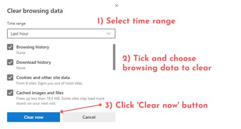 How To Clear Your Browser Cache Microsoft Edge