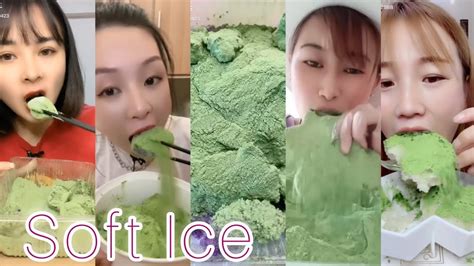 Asmr Heavy Matcha Powder Icesoft Icehard Ice Crushed Ice V Good Crunchy Ice Youtube