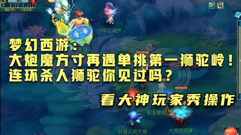 梦幻西游：大炮魔方寸再遇单挑第一狮驼岭！连环杀人狮驼你见过吗 游戏视频 搜狐视频