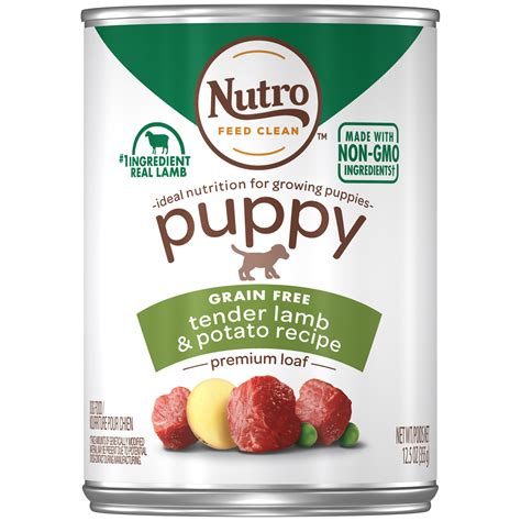 NUTRO PUPPY Tender lamb & Rice Recipe Pate Canned Wet Puppy Food | Petco