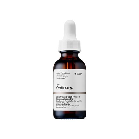 The Ordinary 100 Organic Cold Pressed Moroccan Argan Oil 30ml Shopee