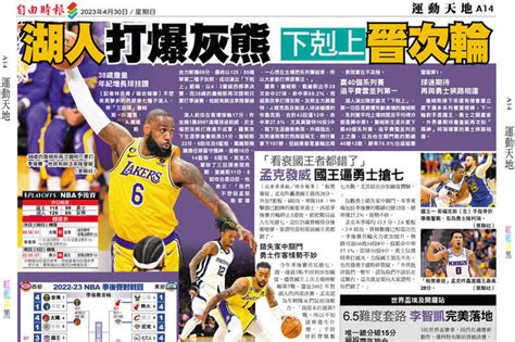 Nba季後賽》湖人打爆灰熊 下剋上晉次輪 自由體育