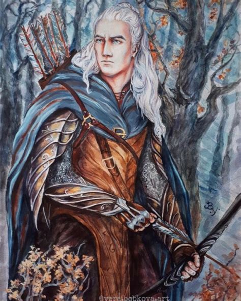 Beleg C Thalion Tolkien Art Middle Earth Elves Tolkien Artwork