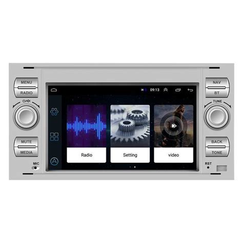 Avtoradio Android Ford Srebrna