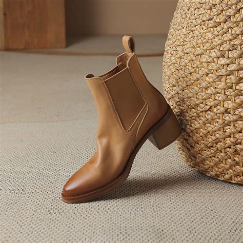 Chiko Violet Pointy Toe Block Heels Ankle Boots