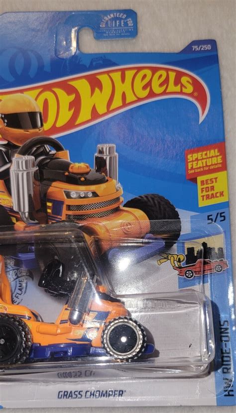 Hot Wheels HW Ride Ons Special Feature 75 250 5 5 Grass Chomper New Sealed EBay