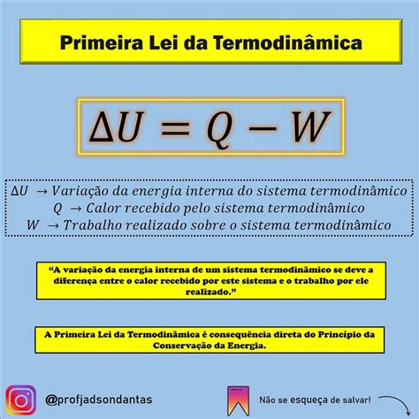 Formula Da Primeira Lei Da Termodinamica - 7