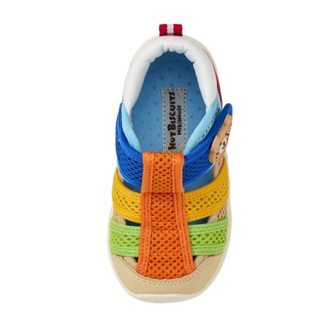 HOT BISCUITS ミキハウス ダブルラッセル 水抜けサンダル 靴 くつ 白 ピンク マルチカラー 13cm 13 5cm 14cm 14 5cm 15cm 15 5cm 16cm