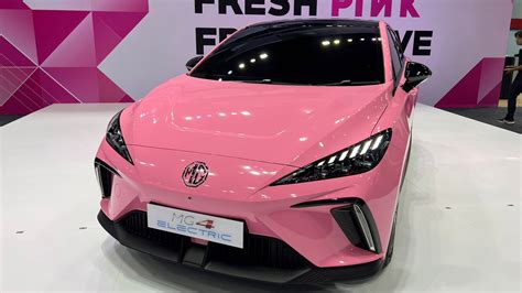 New MG4 Electric สีใหม่ FRESH PINK ราคาเริ่มต้น 869,000 บาทเปิดจองเพียง