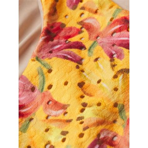 FARM Rio Swim Farm Rio Banana Sunshine Print Bikini Bottom Tropical