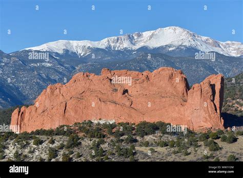 Garden of the Gods, North Gateway Rock, a natural formation, with ...