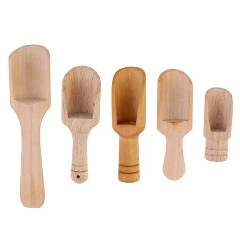 Small Wooden Spoon Bath Salts Wooden Scoops Bath Salt Spoon Wooden