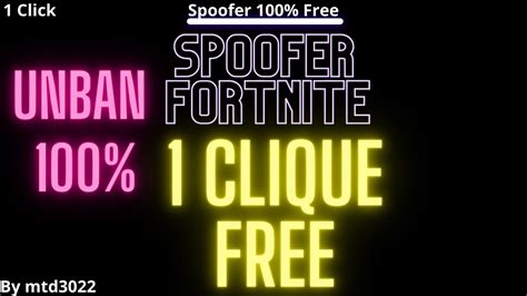 Spoofer Fortnite 1 Click Free 100 Funcional Youtube