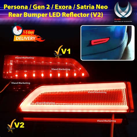 Proton Persona Gen Exora Satria Neo Gen Rear Bumper Led