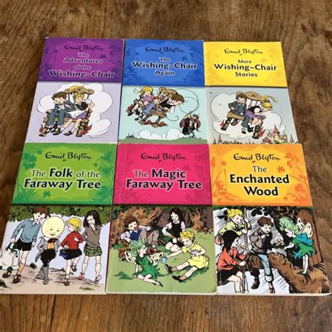 ENID BLYTON WISHING Chair Magic Faraway Tree Series 6 Books