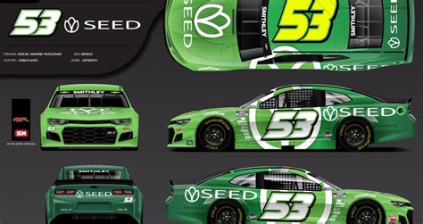 Seed Token Sponsoring Garrett Smithley Rick Ware Racing At Atlanta