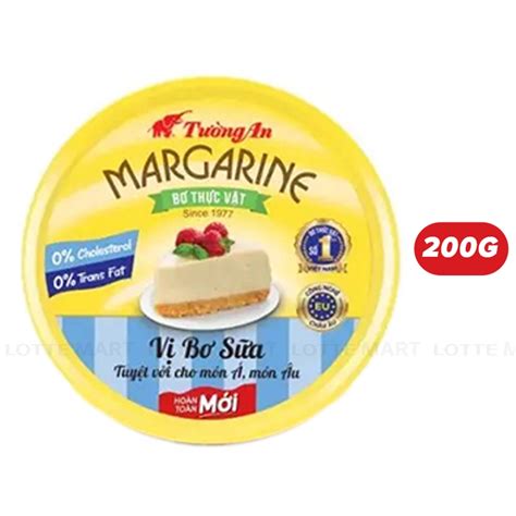 Bơ Thực Vật Tường An Margarine Vị Bơ Sữa 200G