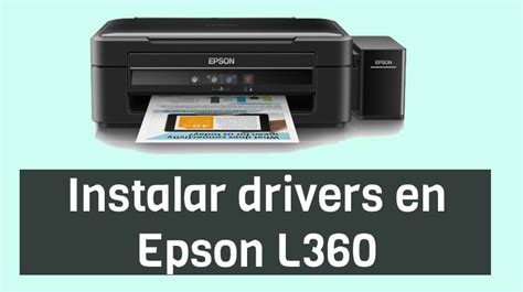 Pasos Para Instalar Driver De La Impresora Epson L360