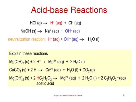 PPT - Aqueous-solution Reactions PowerPoint Presentation - ID:159152