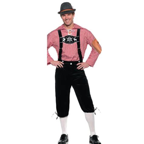 Deluxe Octoberfest Lederhosen Adult Costume Gypsy Treasure Costumes And Cosmetics