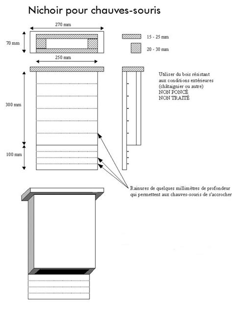 Comment Construire Un Nichoir Chauves Souris Deux S Vres Nature